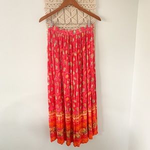Maxi boho skirt